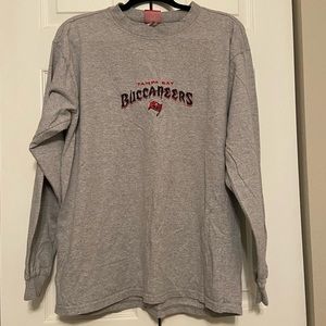 NFL Tampa Bay Buccaneers Grey Long Sleeve Shirt